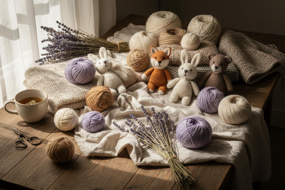 Cottagecore Woolen Whimsy Natural Plushies