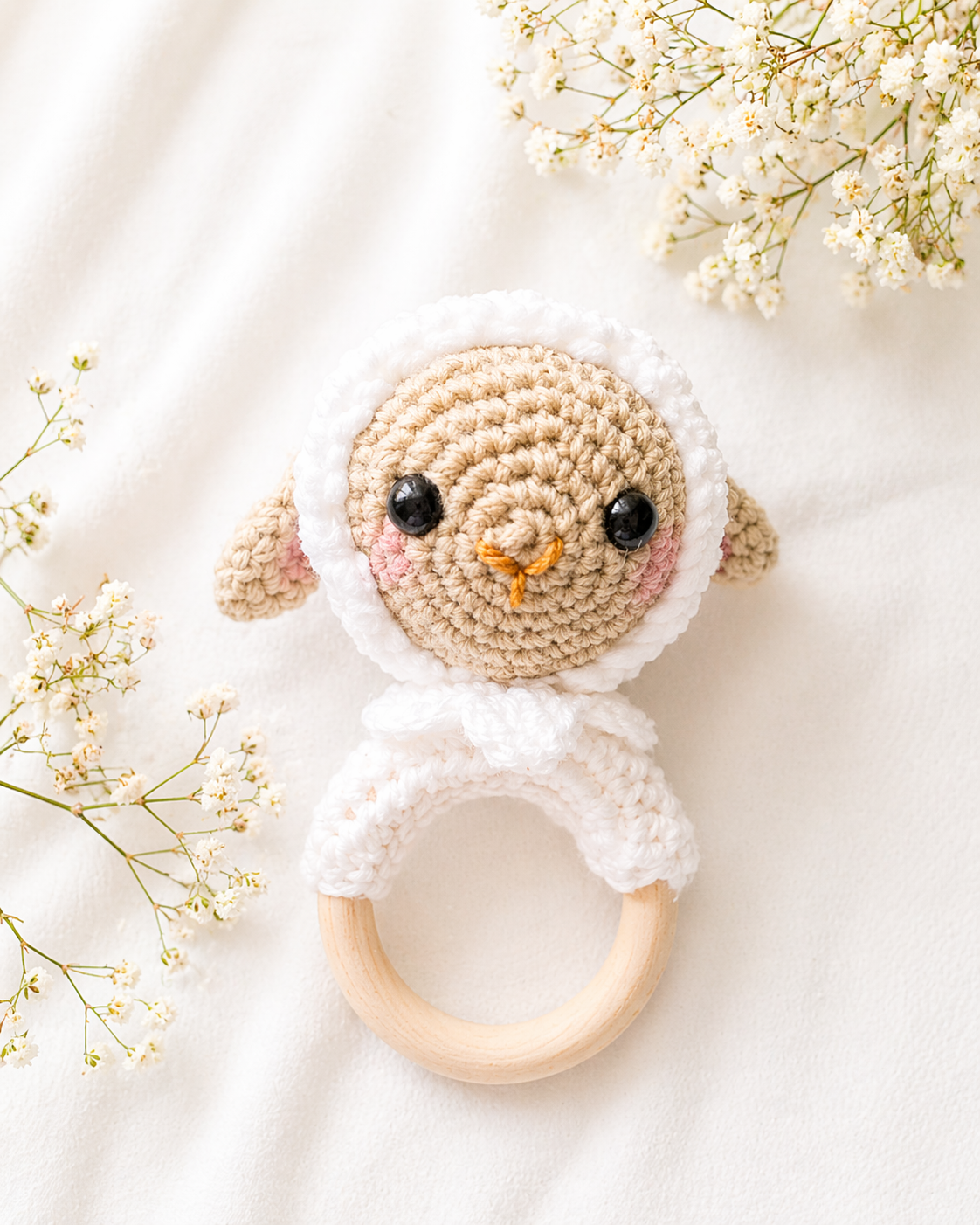 Newborn crochet baby gift set- booties and toy SA