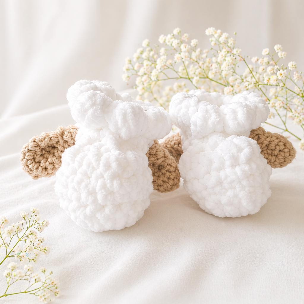 Newborn crochet baby gift set- booties and toy SA